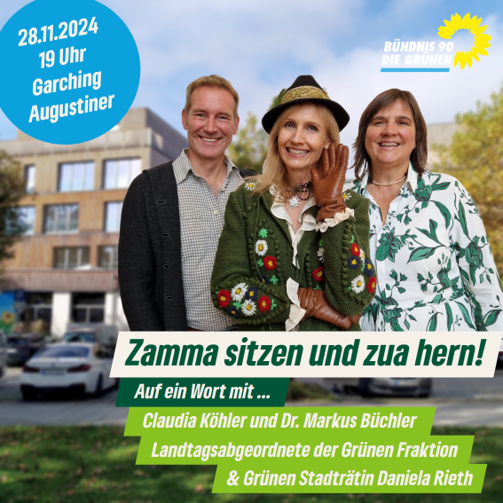 Zamma sitzen und zua hern!